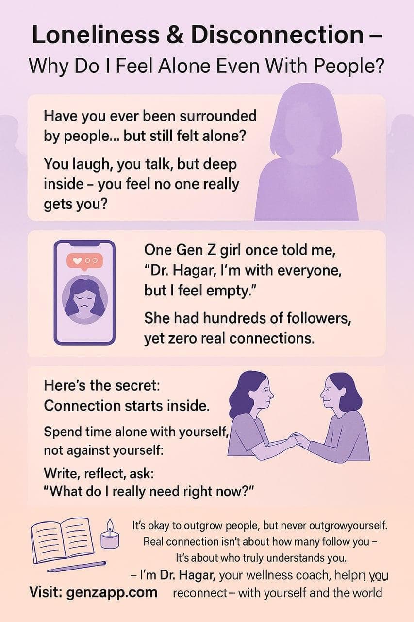 Loneliness & Disconnection: Why Do I Feel Alone Even With People?