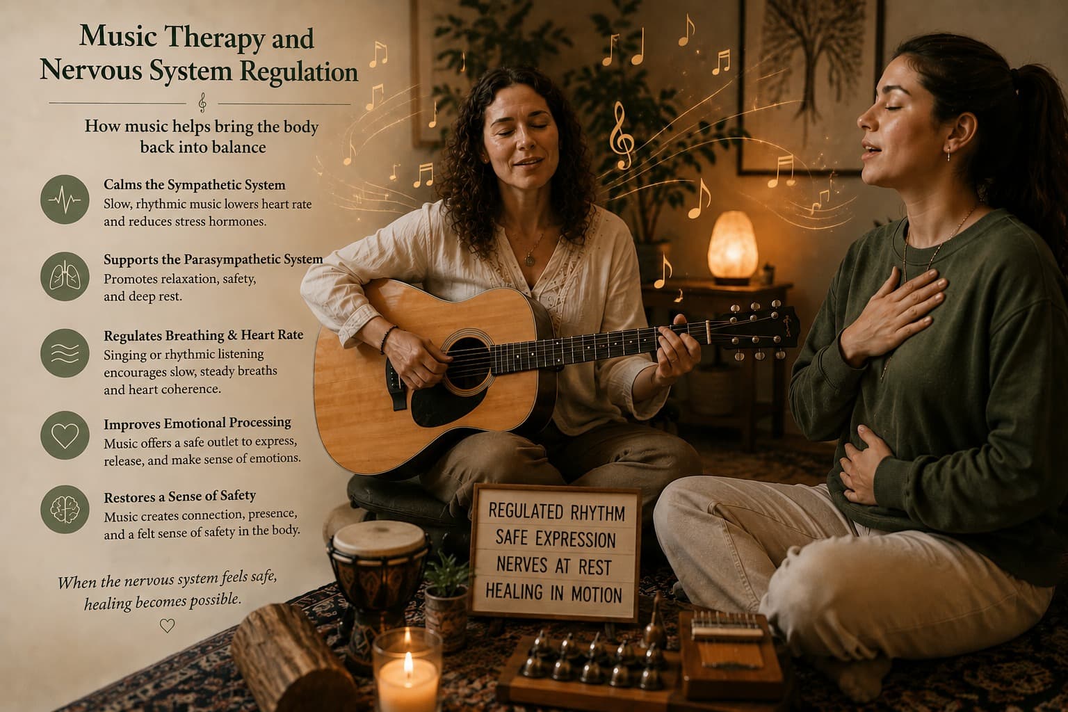 How Music Therapy Regulates the Nervous System